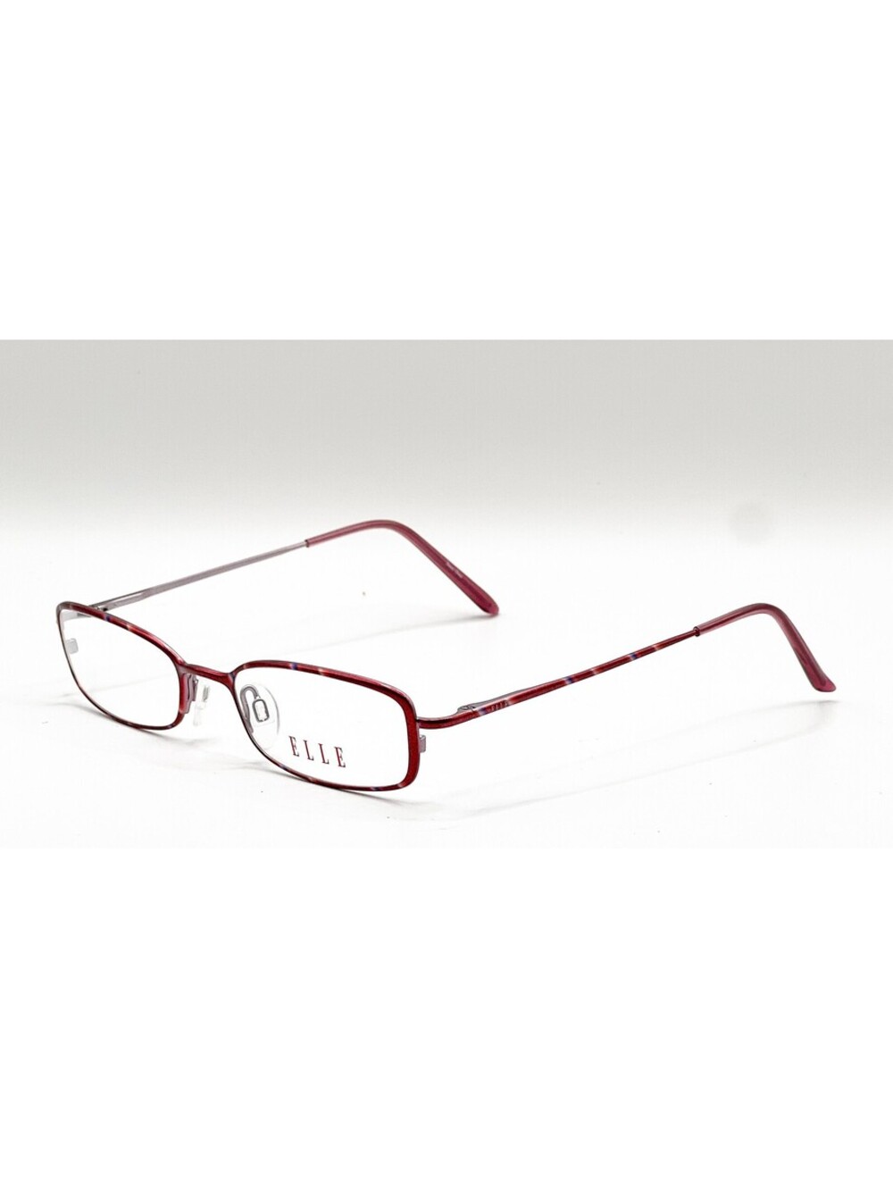 Elle EL18538 RE Red Rectangle Authentic Eyeglass Frames 49-18